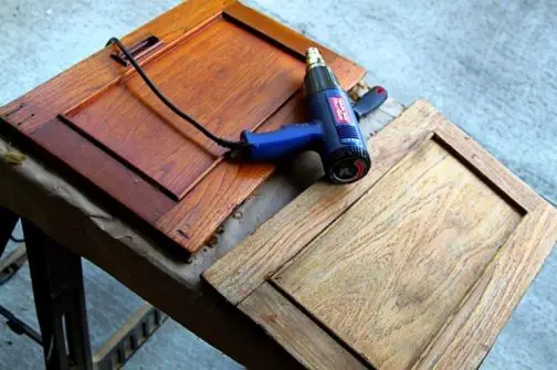 热风枪去除木材油漆的方法