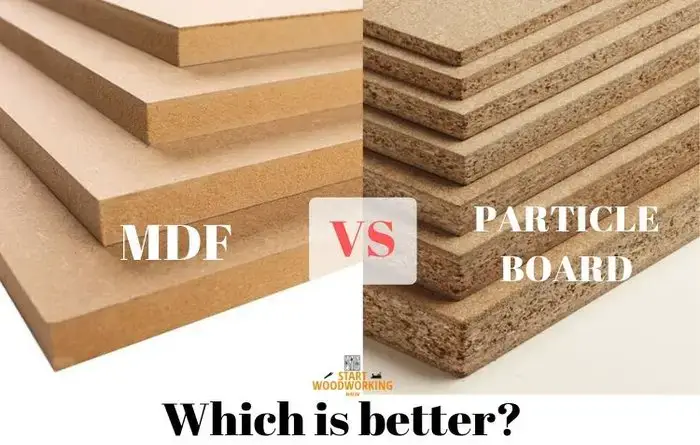 MDF vs刨花板